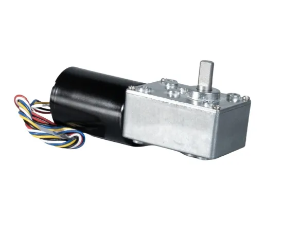5840 Worm Gearbox with BLDCC 3650/3640 DC Brushless Motor - High Torque 400kg Geared Motor 12V/24V 470rpm