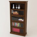 Modern Transparent Door Bookcase