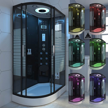 New Style Cost-effective Shower Tray Bathroom With Heating LED Light