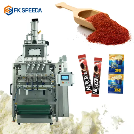 FK-F3 Vertical Powder Packing Machine for Milk Green Tea Powder Sachet Pouch Packaging