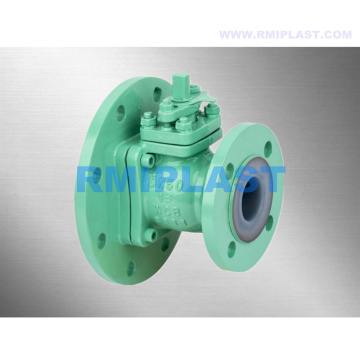 PTFE PFA Liner Discharge Ball Valve