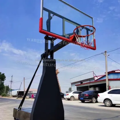 Portable Movable Basketball Hoop Stand & Basketball Pole