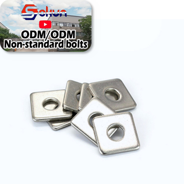 Factory Customized High Precision Stainless Steel Square Flat Washers: Your One-Stop Solution