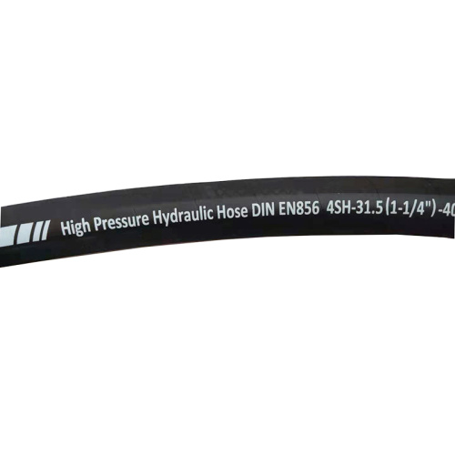 Steel Wire Spiraled Rubber En856 4SP Hydraulic Hose