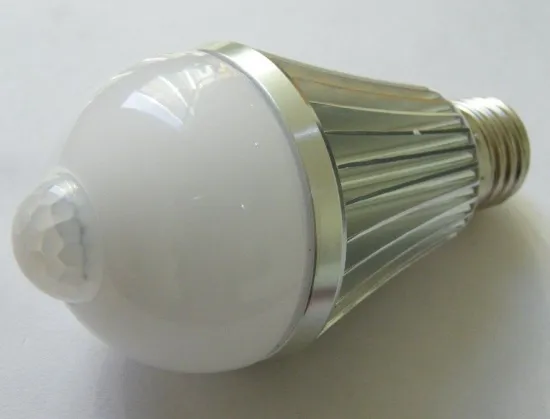 3w 100 Degree 110v / 220v E27 Motion Sensor Led Night Light With Ce &amp; Rohs Approval