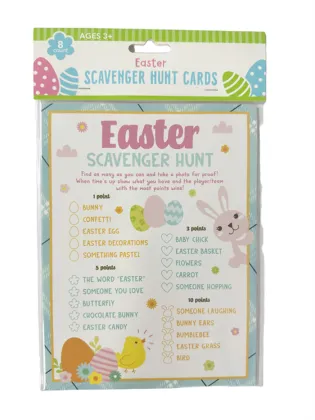 Easter scavenger hunt Cards