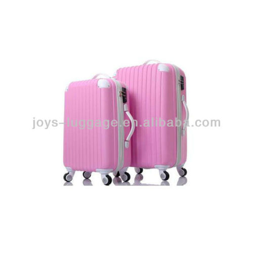 136018- shining pink polo trolley luggage