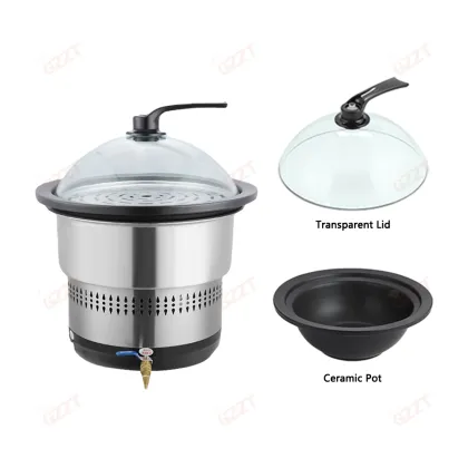 Intelligent 10L Multi-layer Electric Steamer - Multi-function Timer Hot Pot