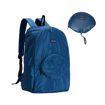 Hot selling Waterproof Promotional Hiking Colorful Folding Backpack Foldable Nylon Bag Custom Backpack
