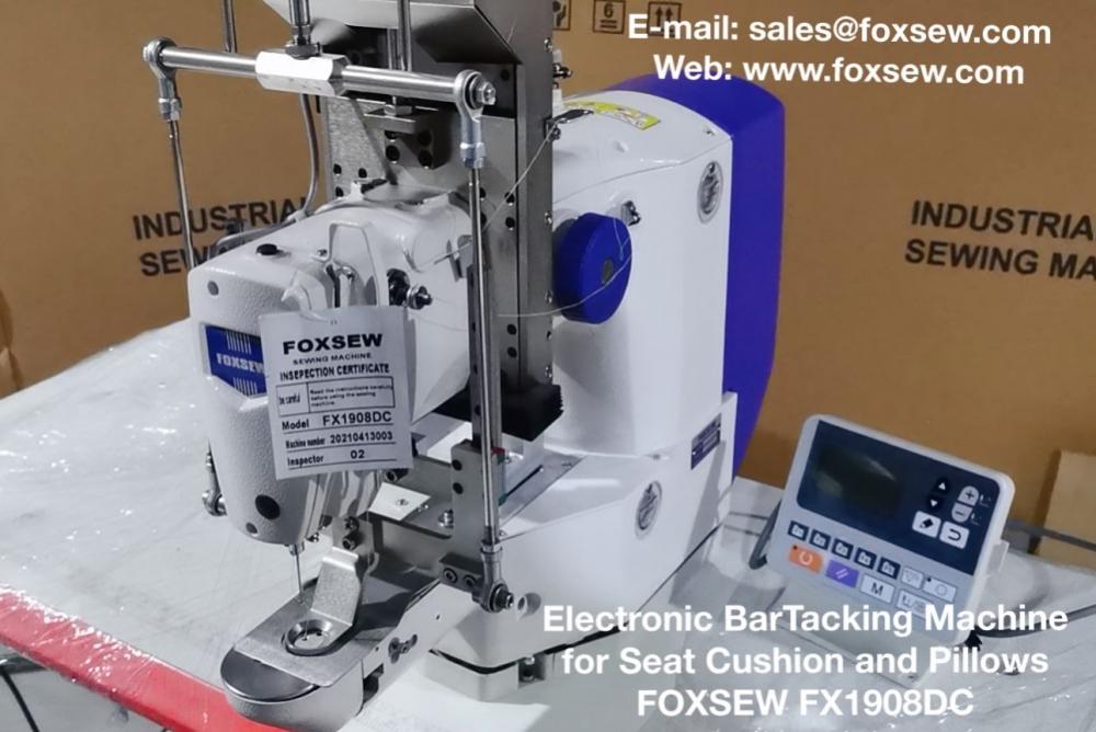 Electronic Bar Tacking Sewing Machine For Seat Cushion And Pillows Foxsew Fx1908dc 1