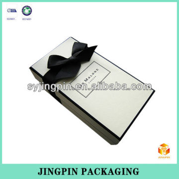 2014 beautiful design white large ribbons shirt paper box