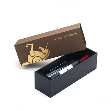Box regalo di vino rosso personalizzato di fascia alta - scatola di stoccaggio a bottiglia singola