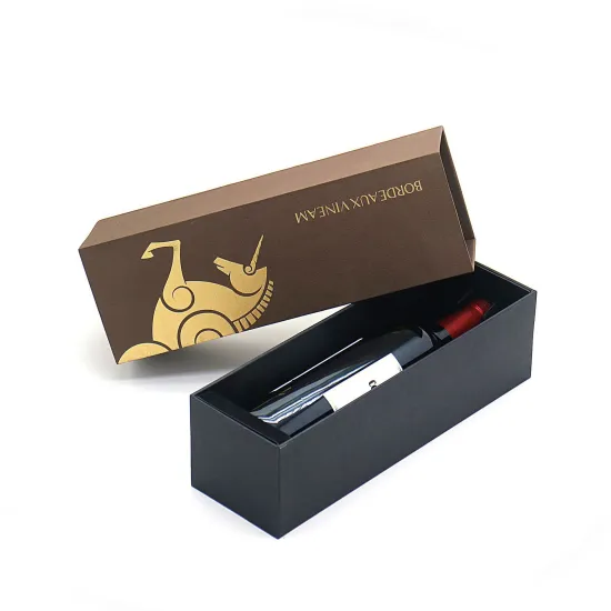 High-end Custom Red Wine Gift Box - Single Bottle Storage Box