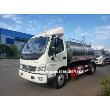 FOTON OLLIN-TX 5000 liters Stainless Steel Milk Transportation Truck