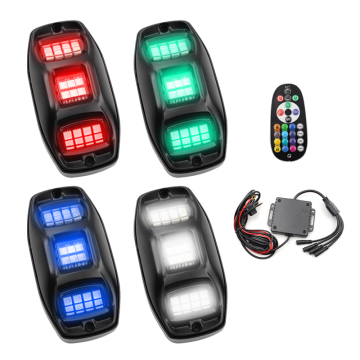Colorful 4Pods Ultra-Wide Angle RGBW Rock Light Kit