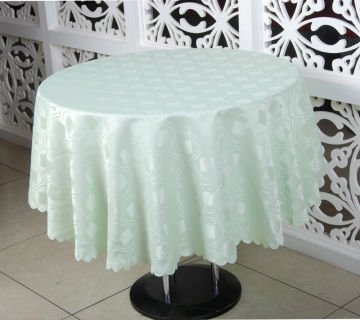 Banquet Round Jacquard Table Cloth, Large Size round Table Cover