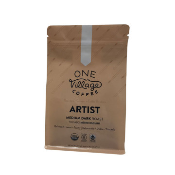 Печатная упаковка для биоразлагаемых кофейных зерен нестандартного размера