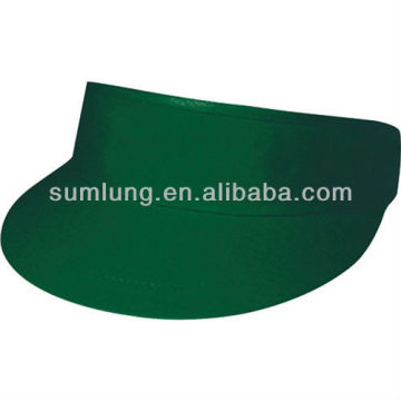 Green color Golf Visor, sport visor,logo printing sport visor