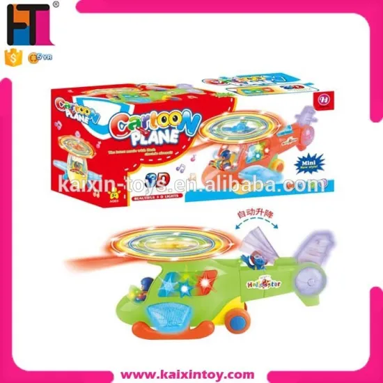 10199508 BO electronic cartoon plane toy helicopter toys