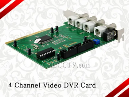 4 Channel Video Dvr Card (bnc Connection) Cee-cdvr004