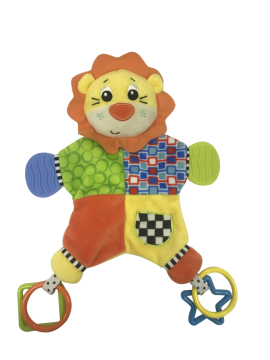 Plush Lion Comforter Colorful
