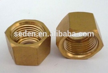 China hardware fastener professional supply standard size high quality copper hex nuts