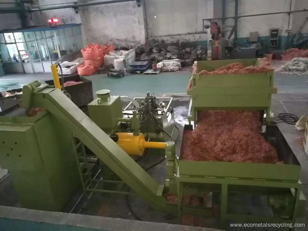 Horizontal Copper Chip Blocker Block Moulding Machine