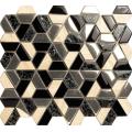 Mattonelle di mosaico di alluminio marrone vetro Mix Split Join