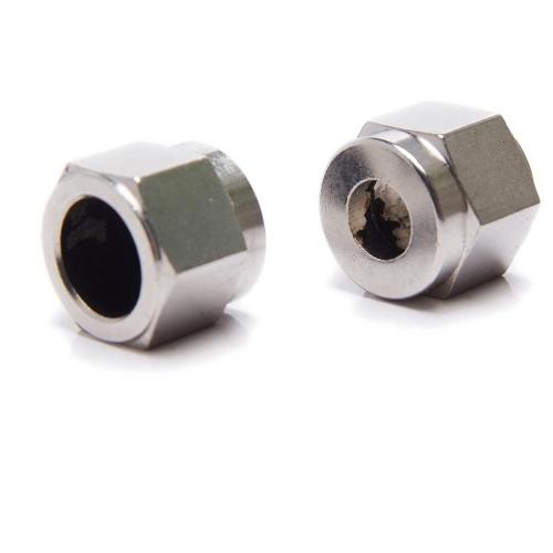 High Tubular Nut Plain Black Finish Treatment Nut