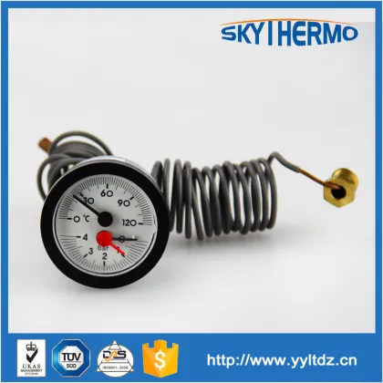 for serving the industrial double needle pressure and temperature combination gauge