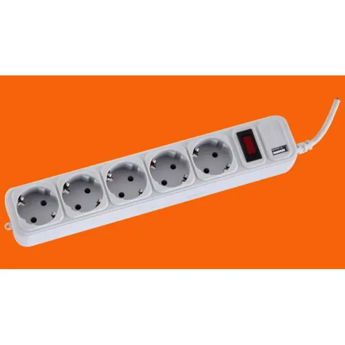5 групповых розеток с защитой от перенапряжения