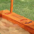 Outdoor sandboxes with covers Wooden foldable Sandbox