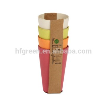 Best seller and feedback Disposable Biodegradable Bamboo Coffee Cup with Lid / Bamboo Cup