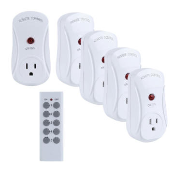 US Standard RF Wireless Remote Control Smart Plug - Faixa de 100 pés