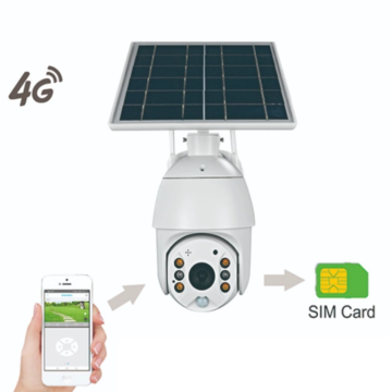 Solar camera with SIM card