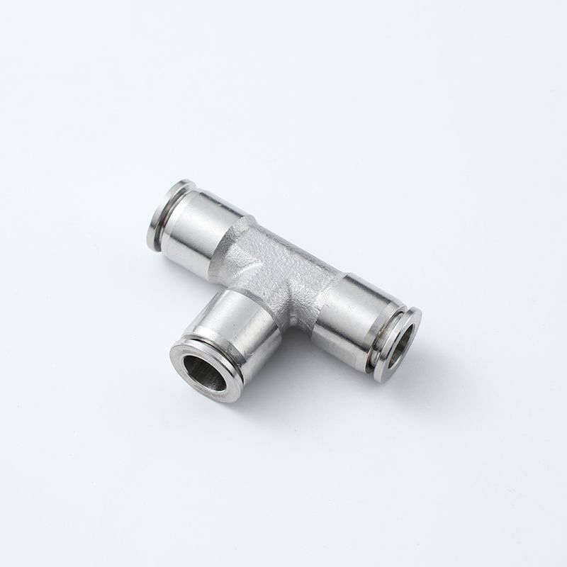 1/8'' to 16mm Air Line Quick Connect Pneumatic Tee Fittings