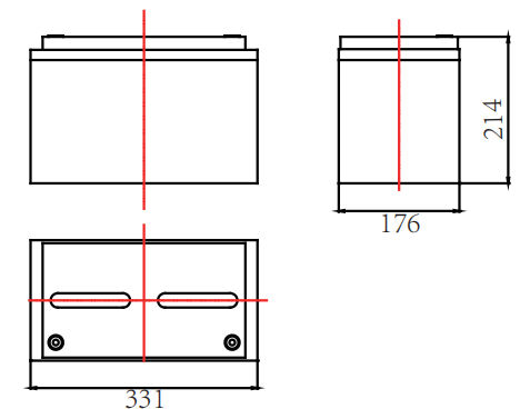 12V80Ah Lead acid Battery For Solar System