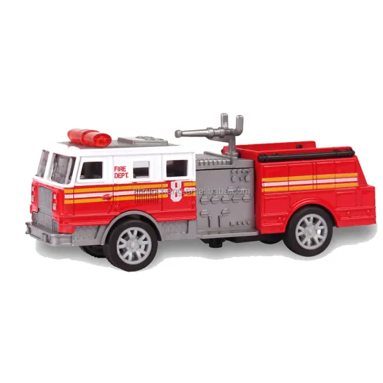 13cm Simulation Fire Truck Electric Alloy Diecast Model Vehicle - 1:32 Diecast Toys