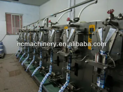 Yellow wine bag filling machine