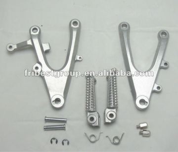 Motorcycle Front Foot Pegs Bracket Foot rest For R1 2004 2005 2006