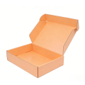 Boîte-cadeau en carton ondulé personnalisé orange