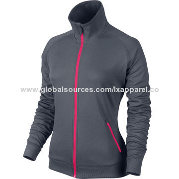 Sports Jacket, Made of 60% Cotton, 40% Polyester Materials, Machine Washable