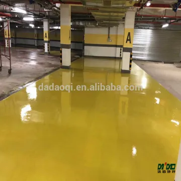 Scratch resistant concrete floor paint epoxy resin coating