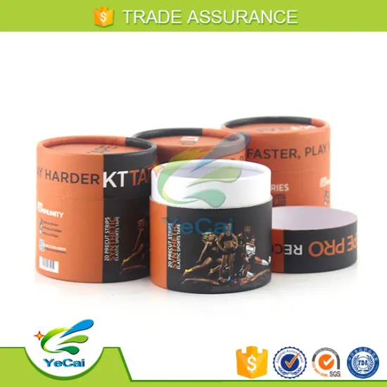 cylindrical cardboard box hair extension packaging