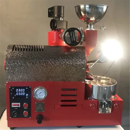 Professional Electric or Gas Small Coffee Roaster for Arabica and Robusta - 500g Sample Roaster