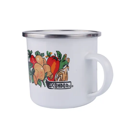 OEM New Style White Enamel Mug