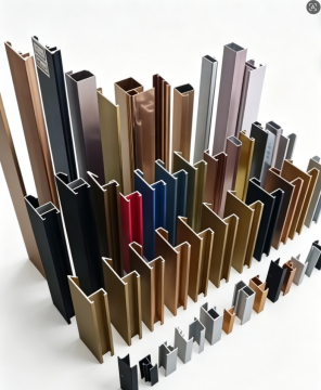 Custom Shape Industrial Aluminium Extrusion Bar