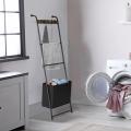 Wall Leaning Blanket Ladder with Storage Bag