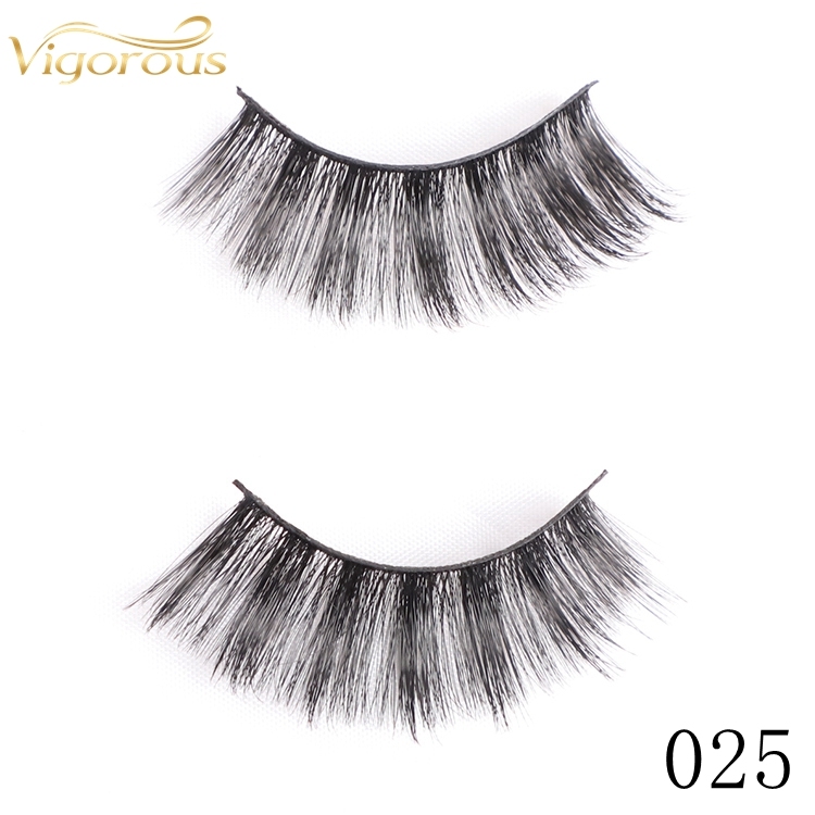 extension private label synthetic silk false eyelashes