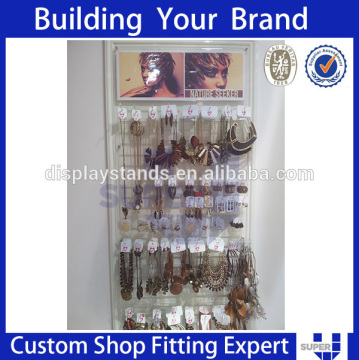 Accessories shop display powder coated wire shelving